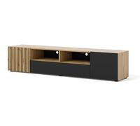 Homlando AURIS Meuble et tv bas - Meuble moderne avec rangement pour chambre à coucher - Commode buffet - Table console - Pour téléviseurs jusqu'à 70''