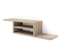 Homlando DEDAL Meuble TV mural, 90 cm, meuble TV, meuble de salon, étagère suspendue, chêne Sonoma