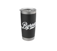 homme garçons Idée cadeau drôle humour prénom pour Byron Gobelet isotherme en acier inoxydable double paroi