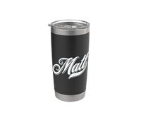 homme garçons Idée cadeau drôle humour prénom pour Matt Gobelet isotherme en acier inoxydable double paroi