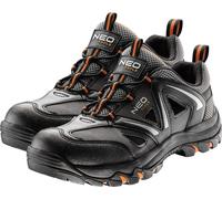 Hommes Femmes Chaussures de sécurité Gants de travail OB (39, gris/orange) NEO TOOLS | 39 EU