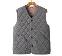 Hommes Grande Taille 3XL-5XL Plaid Chaud Hommes Grande Taille | Doublure polaire chaude, col en V classique, style décontracté, idéal hiver, tissu épais
