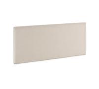 HOMN LIVING Tête de lit Niebla recouverte de Tissu en Peau de Mouton 160x60 cm, avec quincaillerie et visserie
