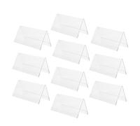 HOMOBABE 10pcs Panneaux de Sièges Multifonctionnels en Acrylique Léger et Pratique pour Réception et Mariage, Supports de Table Chic et Créatifs
