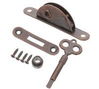 HOMOBABE 1ensemble Serrure de Meuble Classique pour Armoire Porte de Dressing Tiroir et Placard Verrou Vintage avec Clé pour Mobilier Intérieur