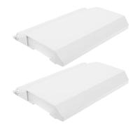 HOMOBABE 2pcs Volet de Remplacement pour Skimmer de Piscine en PVC Éponge, Facile à Installer, Résistant à l'usure, Porte à Clapet pour Piscine Blanche