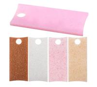 HOMOBABE 5 Pièces Étiquette en Silicone pour Bouteille, Plaque Nominative en Silicone pour Bouteille Décorative, pour Paille et Couvercle de Gobelet, Légère, Simple, Élégante, Usage
