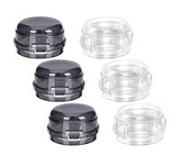 HOMOBABE 6 Pièces Couvercles de Sécurité pour Boutons de Cuisinière à | Surface Texturée, Grip Fiable, Protection Huile et Nettoyage Facile, Usage la Cuisine pour Boutons de Brûleur et Plaque