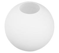 HOMOBABE Abat-jour décoratif en verre pour lampadaire et lampe de bureau 130 mm diamètre 42 mm ouverture facile à monter pour usage intérieur 1 pièce blanc design stylé