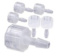 HOMOBABE Adaptateur Coupleur Luer Lock pour Travail Industriel et Artisanat 8pcs en Pp Résistant la Température Filetage Intérieur 3,2mm