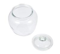 HOMOBABE Bocal en Verre de Conservation pour Cornichons 1250ml Couvercle