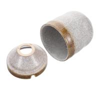 HOMOBABE Cendrier Facile à Nettoyer Rétro de Style Japonerie et Chinois en Céramique Coupe-Vent, Forme Entonnoir pour Table de Restaurant ou Salle de Bain