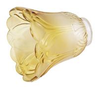 HOMOBABE Écran de rechange en forme de cloche pour lampe de table en verre transparent, facile à utiliser, protection du luminaire, salon, chambre