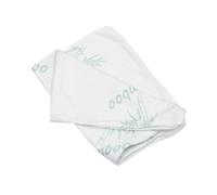HOMOBABE Housse d'oreiller Cervical Ergonomique en Tissu Haute Densité et Fibre de Bambou pour Soulagement des Douleurs Cervicales, Adaptée aux Dormeurs Dos Ventre 60X40 CM