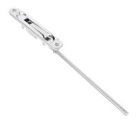HOMOBABE Loquet à Verrou Coulissant en Acier Inoxydable pour Porte de Sécurité, Pêne Haut et Bas, pour Portes Doubles et Fenêtres Maisons et Espaces Commerciaux