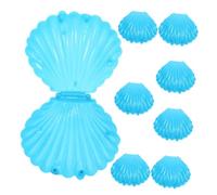 HOMOBABE Lot de 8 Boîtes à Bonbons en Plastique Coquillage, Boîtes à Bijoux Élégantes pour Ranger Friandises et Petits Bijoux, pour Anniversaires et Showers