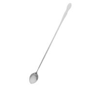 HOMOBABE Louche à Soupe en Acier Inoxydable Argentée de 32cm Manche Long, Résistante la Chaleur Lave-vaisselle, Cuillère Cuisine Multifonctionnelle pour Service et Cuisson