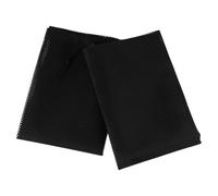 HOMOBABE Paquet Filtrants pour Pompe à Eau 2pcs en Maille Polyester Noire avec Cordon de Serrage, Facile à Nettoyer, pour Bassin et Aquarium, Barrière de Pompe Sécurisée
