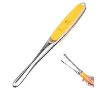 HOMOBABE Pinces Cuisine en Acier Inoxydable 304 Multifonctionnelles, Outil Polyvalent pour Saisir Précision Viandes, et Aliments en Camping ou Maison