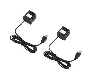 HOMOBABE Pompe à Fontaine à Eau Silencieuse pour Animaux, 2pcs, Plastique Noir, Débit Maximum 180l/h, pour Fontaine en Résine et Rocher d'eau
