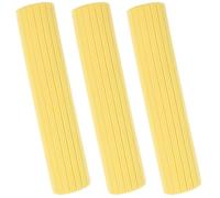HOMOBABE Recharge de Tête de Balai Éponge Super Absorbante Jaune 3 Pièces pour Sols en Bois et Carrelage, Accessoire Pratique pour Ménage Quotidien sans Abîmer Le Sol