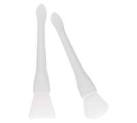HOMOBABE Spatule-Cuillère en Silicone 2pcs avec Manche en Plastique - Racloirs Portables pour Sceaux de Cire et Activités Artistiques