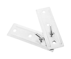 HOMOBABE Support Mural en Fer Argenté pour Chauffe-eau Design Invisible, Fixation pour Murs Creux, Installation Murale Facile et Solide, Kit Complet 1 Set