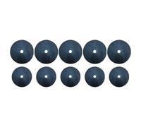 HOMOCONO 10 Pièces Membrane de Jardin Noire en Tissu Non Tissé | Massifs et Soleil Direct, Design , Usage Verger, Support pour Gravier Extérieur