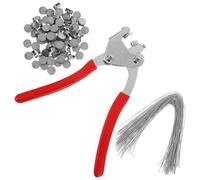 HOMOCONO 1ensemble Kit de Pinces à Sceller avec Fils et Scellés Pinces de Sécurité Robustes pour Compteur Eau et Conteneurs Outil de Sertissage et Ergonomique