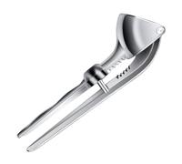 HOMOCONO 1pièce Presse à Ail Manuel Acier Inoxydable Écrase Ail sans Fuite avec Levier Ergonomique Ustensile de Cuisine Pratique pour Usage Domestique