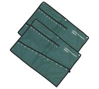 HOMOCONO 2 Pièces Organisateur de e Poche, Pochette de Rangement pour Outils, Tissu Oxford Vert, Compact et Portable, Multifonction, pour Clés et Petits Outils, Car Maintenance