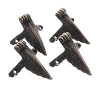 HOMOCONO 4 Ensemble Pieds de Meuble Décoratifs en Alliage de Zinc | Support Robuste, Installation Facile, Base Stable, pour Boîte à Bijoux et Coffret, Décoration Maison