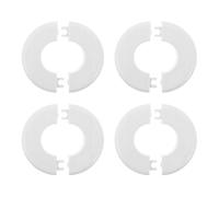 HOMOCONO 4 Pièces Chapeau de Brûleur de Cuisinière à Gaz, Cache Rond | Finition Discrète pour Ouvertures, Nettoyage Facile, Usage, la Cuisine Moderne, Plaque et Tuyaux