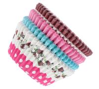 HOMOCONO 400 Pièces Caissettes à Cupcakes en Papier Alimentaire Résistant Chaleur pour Cuisson Four Fond Antiadhésif, pour Pâtisserie et Muffins