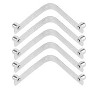HOMOCONO 5 Pièces Acier Inoxydable Pince D'écumoire de Piscine, Clip V de | Résistant à Corrosion et Rouille, Installation Facile, pour Manche Télescopique, Skimmer
