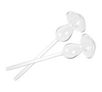 HOMOCONO Arroseur Automatique pour Plantes 2 Pièces en Verre Borosilicaté | Forme Champignon Créative, pour Bonsaï, Système D’arrosage Autonome, Livré avec Boîte en Papier