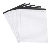 HOMOCONO Bloc Notes A4 à Carreaux pour Réunion Pages Détachables Cahier de Notes Manuscrites et Brouillons Lot de 5 Blocs