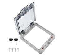 HOMOCONO Boîte de Distribution Étanche Protection Anti-éclaboussures en Pp Fenêtre Transparente Installation Facile pour Disjoncteur 5 Voies pour Usage Industriel