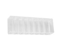 HOMOCONO Boîte de Rangement pour Câble USB en Plastique Étanche, 8 Compartiments Multifonctionnels, 11 Pièces 10 Attaches, Organiseur pour Câble de Charge et Accessoires Électroniques,