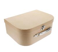 HOMOCONO Boîte en Carton Épais à Couvercle, Valise de Présentation pour Bijoux et Petits Objets, Boîte Multi-Usage pour Présents et Décorations de Mariage