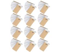 HOMOCONO Cartes De à Anneaux 12 Pièces Calpin Prise de Note Papier Kraft Pour et Activités Extérieures