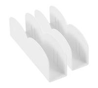 HOMOCONO Clips de Fixation pour Parc Bébé en Abs Blanc, Lot de 2 Pièces, Support Maximum Antidérapant pour Barrières de Jeu à Domicile Voyage