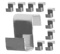HOMOCONO Clips en Z Accessoires Robustes Lot de 100 en Acier Inoxydable Argenté de Fixation de Verre et Plastique Serrage pour Panneaux de Verre de Serrage
