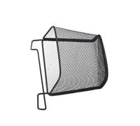 HOMOCONO Corbeille de Rangement à Suspendre en Fer Noir sans Perçage Crochet, Organisateur de Bureau Multifonction pour Dossiers et Stylos, pour Espace de Travail