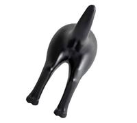 HOMOCONO Crochet Adhésif Nordique Simple en Abs Noir Forte Adhérence et Forme Queue D'animal pour Chambre et Dressing Couleur Aléatoire