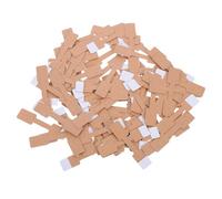 HOMOCONO Étiquettes Autocollantes Écriture Facile pour 300pcs Bijoux en Papier Kraft, Étiquettes à Bijoux Auto-adhésives Utilisation Polyvalente pour Marchés et Expositions