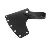 HOMOCONO Housse de Hache et Nylon Épais en Faux Cuir Noir Protection Renforcée Porte-Hache Pratique pour Camping et Activités Extérieures