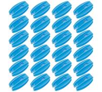 HOMOCONO Isolateurs de Clôture Électrique Ouverture 14mm Lot de 24 en Plastique Fiable pour Fil Électrique pour Gestion Agricole et Clôtures de Ferme