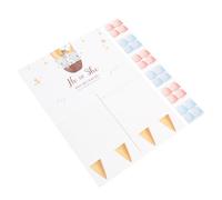 HOMOCONO Kit de Révélation du Genre pour Fête Prénatale avec Autocollants de Vote et Affiche en Papier Couché, pour Créer Anticipation et Surprise Lors de Votre Gender Reveal Party