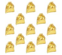 HOMOCONO Lot de 100 Mini Paquet à Cordon en Tissu pour Présents, Sachets à Remplir pour Fêtes et Anniversaires